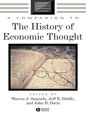cover image of A Companion to the History of Economic Thought